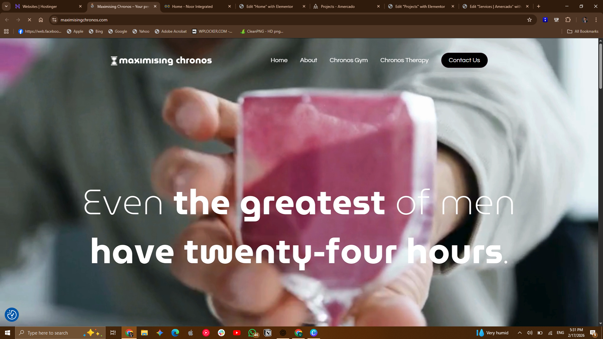 Maximising Chronos Project